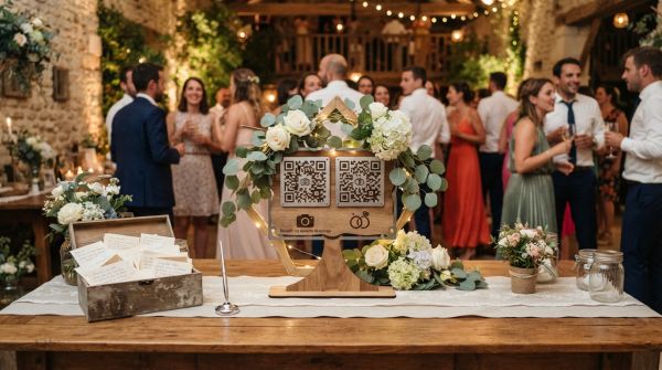 Idées créatives pour utiliser des QR codes et recueillir vos souvenirs de mariage
